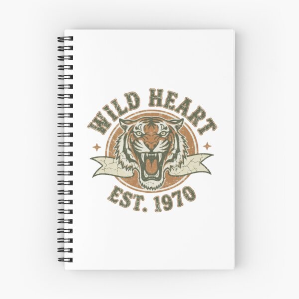 Item preview, Wild Heart Tiger - Vintage Roar Est. 1970 designed and sold by GhalaxiDesigns.