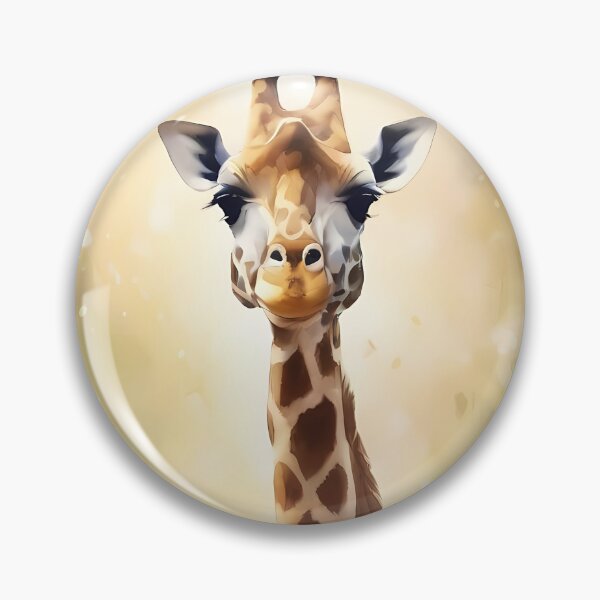 Item preview, Giraffe Head with Glimmering Sunlight designed and sold by CalmnessbyChoice.