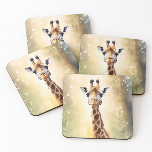 Item preview, Giraffe Head with Glimmering Sunlight designed and sold by CalmnessbyChoice.