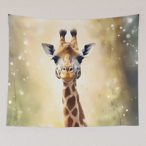 Item preview, Giraffe Head with Glimmering Sunlight designed and sold by CalmnessbyChoice.