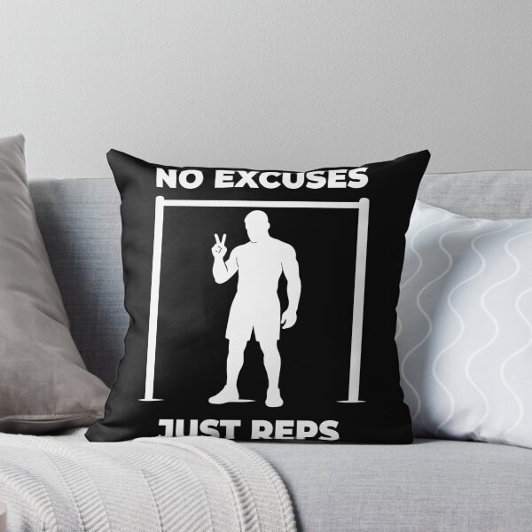 Item preview, No Excuses Just Reps Calisthenics Fitness Gym designed and sold by LuminOrb.