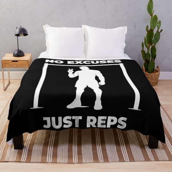 Item preview, No Excuses Just Reps Calisthenics Fitness Gym designed and sold by LuminOrb.