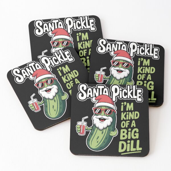 Item preview, Santa Pickle Christmas in July designed and sold by tabdejinti.