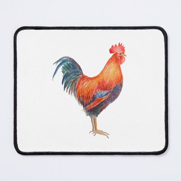 Item preview, Watercolour Rooster Illustration  designed and sold by cornercroft.