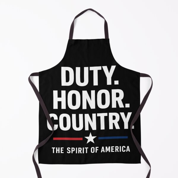 Item preview, Duty. Honor. Country. – Patriotic Typography Design (Dark Background Edition) designed and sold by Globalcitytees.