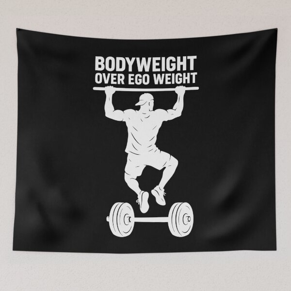 Item preview, Bodyweight Over Ego Weight Calisthenics Fitness designed and sold by LuminOrb.