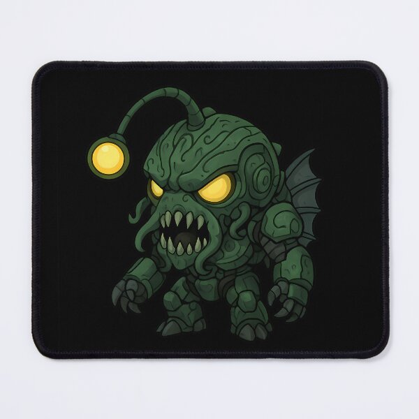 Item preview, Chibi Mecha Dagon – Abyssal Biofusion designed and sold by NerdHoard.