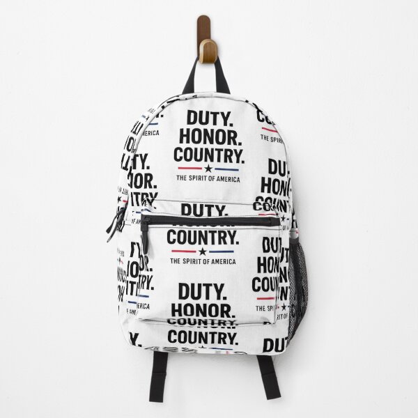 Item preview, Duty. Honor. Country. – Bold Patriotic Typography Design (Light Background Edition) designed and sold by Globalcitytees.