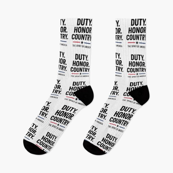 Item preview, Duty. Honor. Country. – Bold Patriotic Typography Design (Light Background Edition) designed and sold by Globalcitytees.