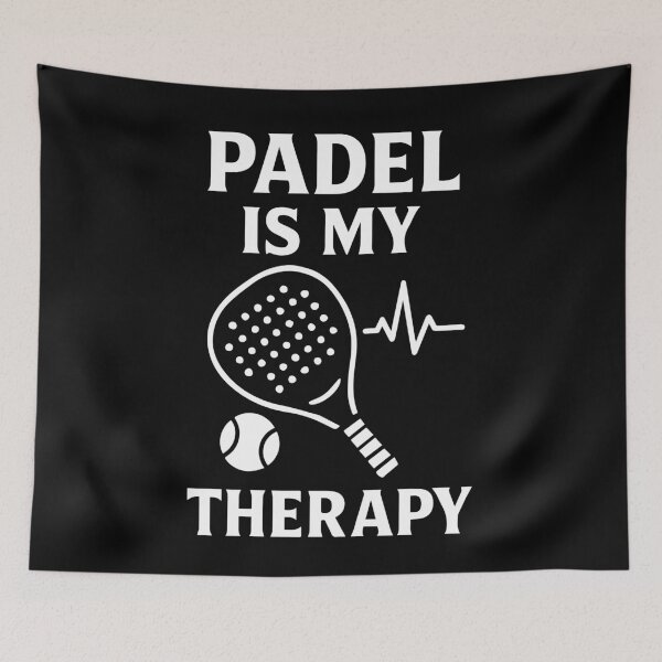 Item preview, Padel Is My Therapy Padel Court Funny Sport designed and sold by LuminOrb.