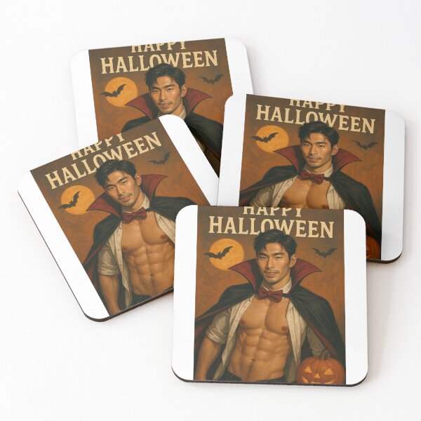 Item preview,  Halloween Vampire Greeting with Gay Dracula Theme designed and sold by Aryabek.