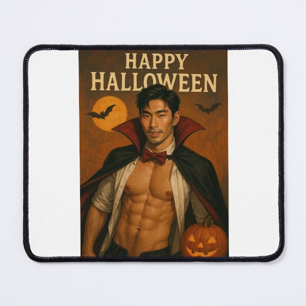 Item preview, Halloween Vampire Greeting with Gay Dracula Theme designed and sold by Aryabek.