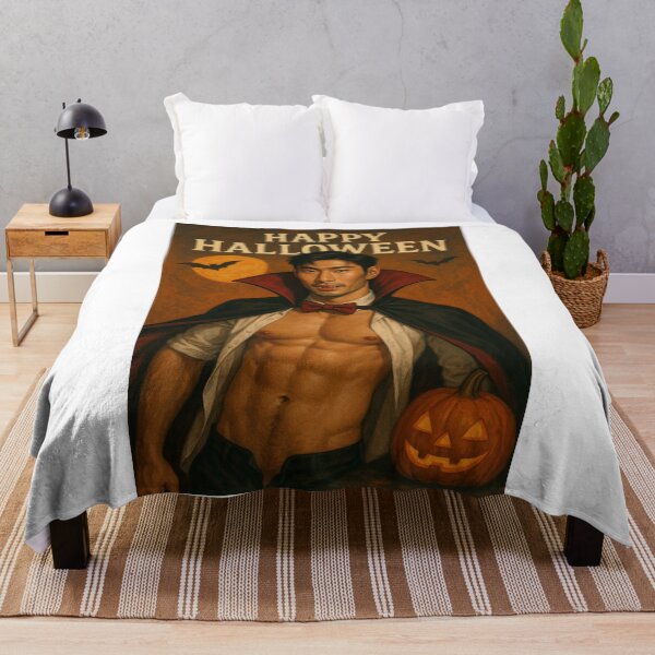 Item preview,  Halloween Vampire Greeting with Gay Dracula Theme designed and sold by Aryabek.