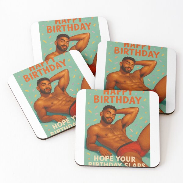 Item preview,  Sexy Gay Birthday Greeting – Confetti Celebration designed and sold by Aryabek.
