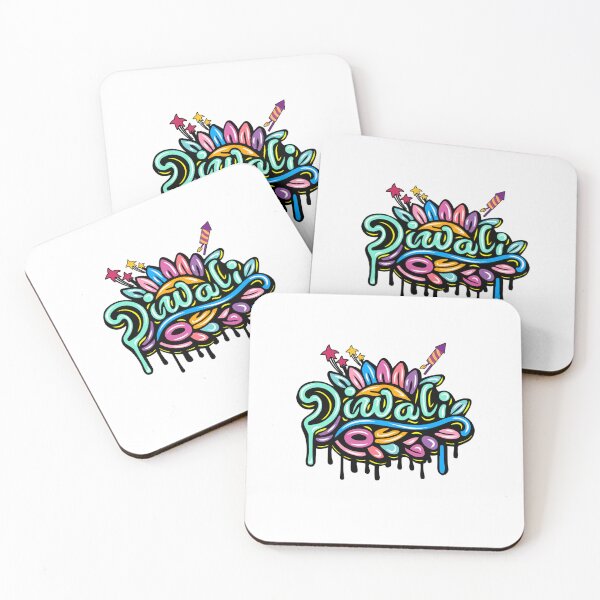Item preview, Diwali vibes Festival of Lights  |  Shub Dipaavali , Happy Diwali ver 11i Indian Deepavali Celebration with Diyas, Rangoli & Lord Ganesha | Hindu Festival Art & Gifts|yoga designed and sold by CosmicNook1.