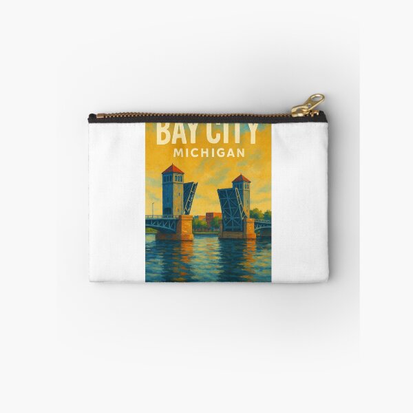 Item preview,  Bay City Michigan Drawbridge Over Saginaw River designed and sold by Aryabek.
