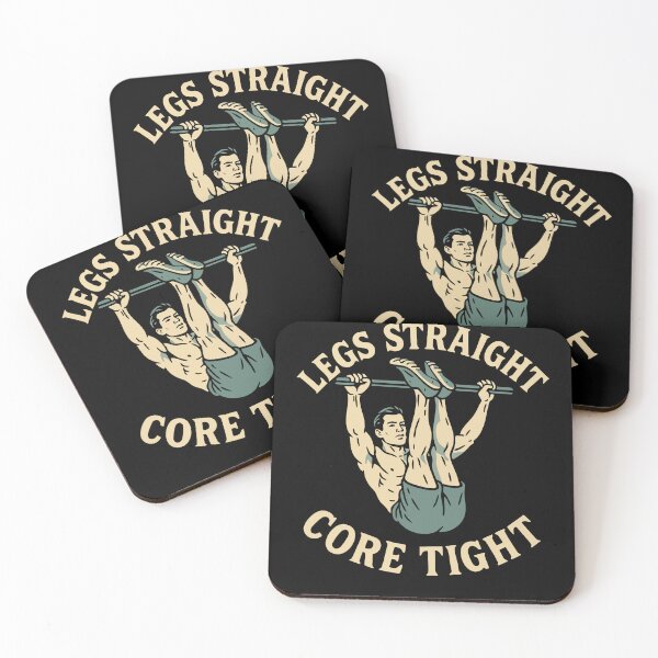 Item preview, Legs Straight Core Tight Calisthenics Fitness Gym designed and sold by LuminOrb.