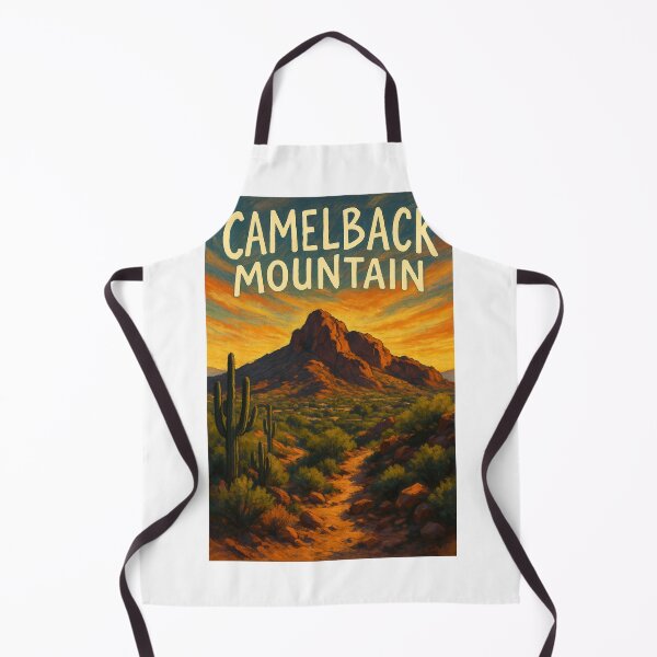 Item preview, Camelback Mountain Sunset with Desert Trail – Arizona Landmark designed and sold by Aryabek.