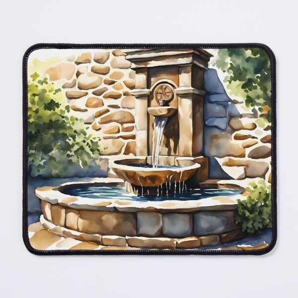Item preview, Stone Fountain in Sunlight designed and sold by CalmnessbyChoice.