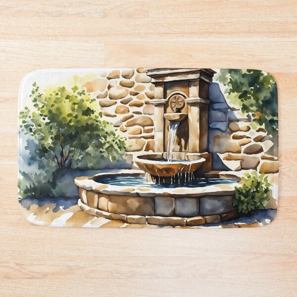 Item preview, Stone Fountain in Sunlight designed and sold by CalmnessbyChoice.