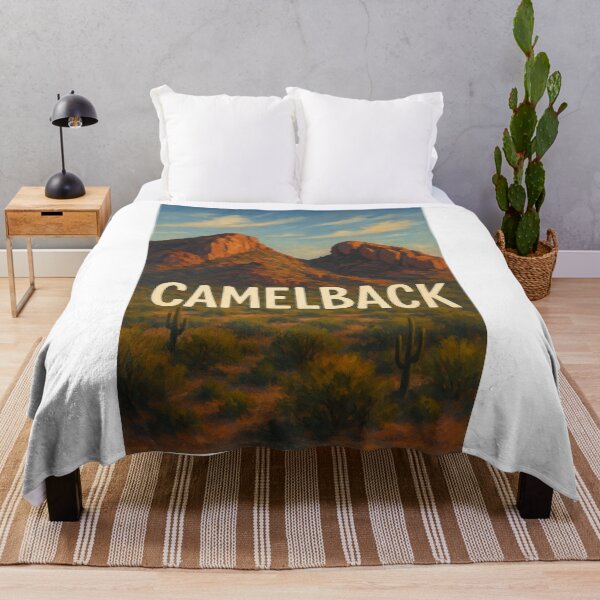 Item preview, Camelback Mountain View with Blue Sky – Arizona Desert Icon designed and sold by Aryabek.