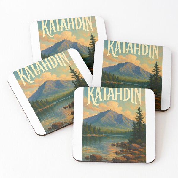 Item preview,  Mount Katahdin Sunrise Reflection – Maine Wilderness Scene designed and sold by Aryabek.