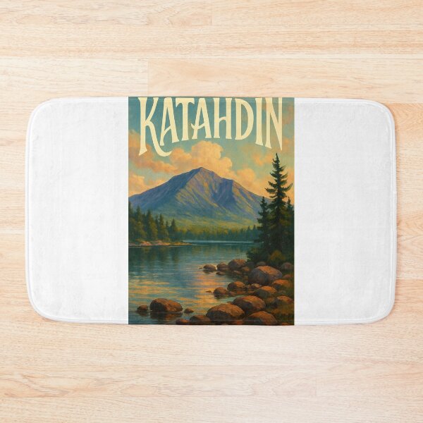 Item preview,  Mount Katahdin Sunrise Reflection – Maine Wilderness Scene designed and sold by Aryabek.