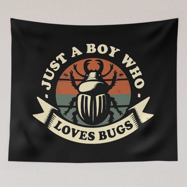 Item preview, Just a Boy who loves bugs designed and sold by Scaryzz.