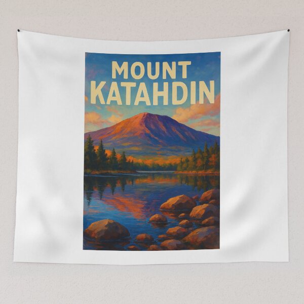 Item preview,  Mount Katahdin in Autumn – Maine’s Tallest Peak designed and sold by Aryabek.