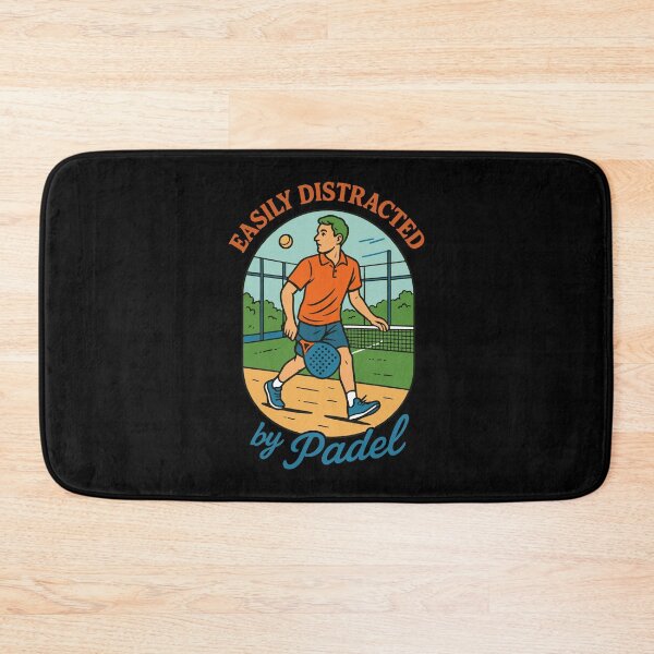 Item preview, Easily Distracted By Padel Funny Sport designed and sold by LuminOrb.