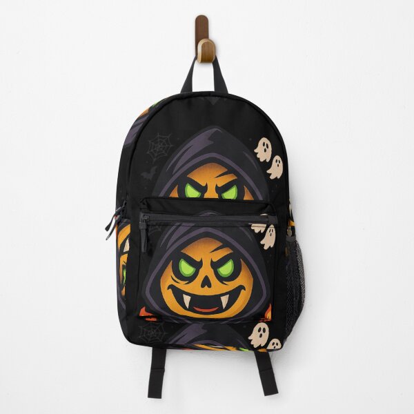 Item preview, Halloween Smiley – Vampiric pumpkin in a hooded cape designed and sold by Eric Nagel.