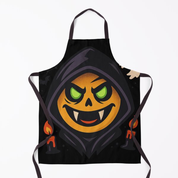 Item preview, Halloween Smiley – Vampiric pumpkin in a hooded cape designed and sold by Eric Nagel.