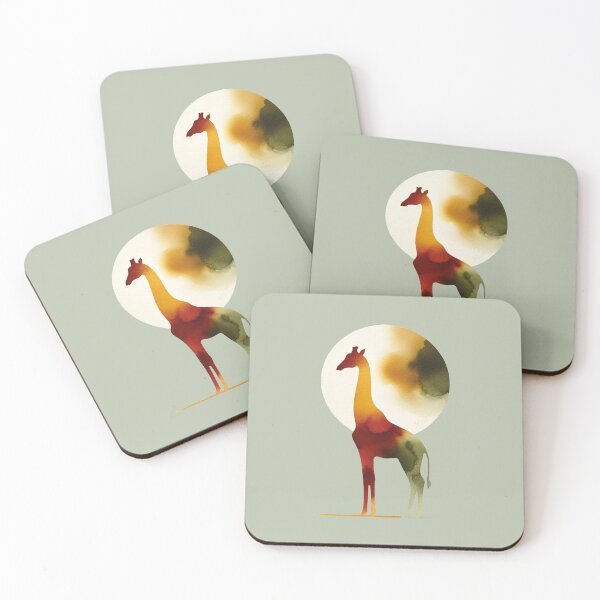 Item preview, Safari Sunset: Giraffe in Watercolor designed and sold by MoxisWatercolor.