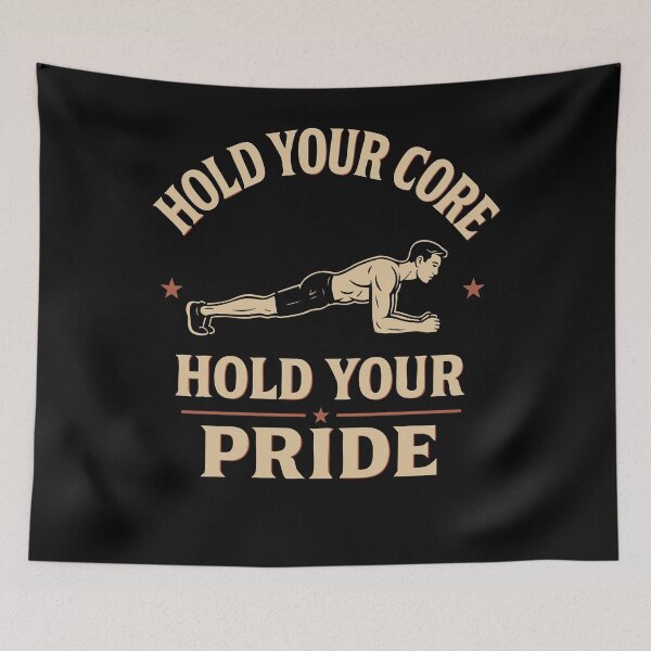 Item preview, Hold Your Core Hold Your Pride Calisthenics designed and sold by LuminOrb.