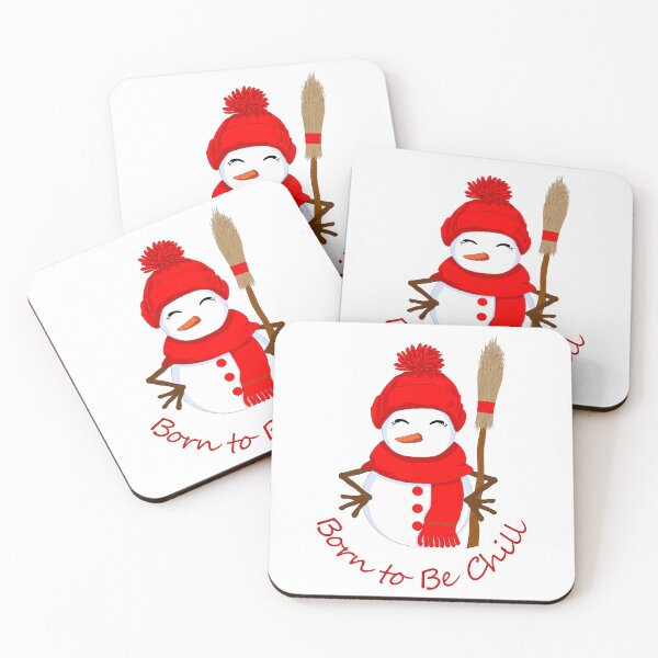 Item preview, Cute Snowman "Born to Be Chill" designed and sold by JohanaStyle.