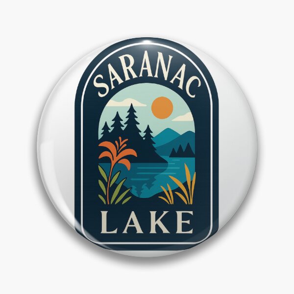 Item preview,  Saranac Lake Mountain View Emblem designed and sold by Aryabek.