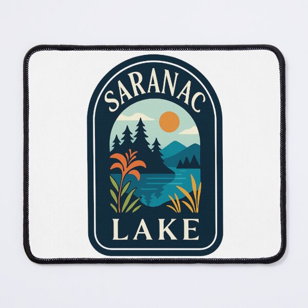 Item preview, Saranac Lake Mountain View Emblem designed and sold by Aryabek.