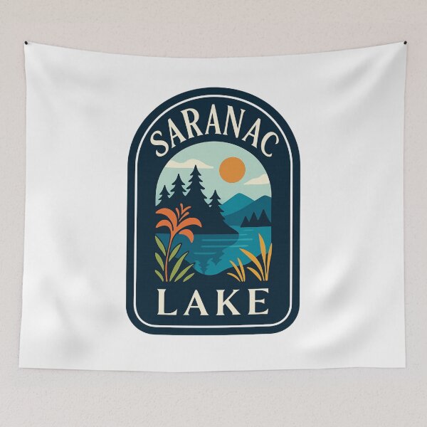 Item preview,  Saranac Lake Mountain View Emblem designed and sold by Aryabek.