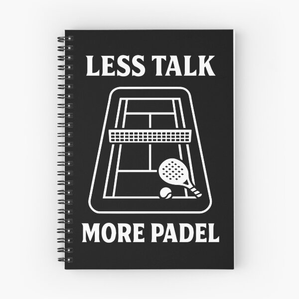 Item preview, Less Talk More Padel Funny Padel Tennis designed and sold by LuminOrb.