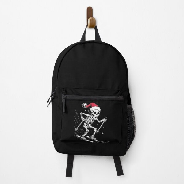 Item preview, Santa Skeleton Skiing Funny Skier Ski Racer Christmas designed and sold by ticlitule.