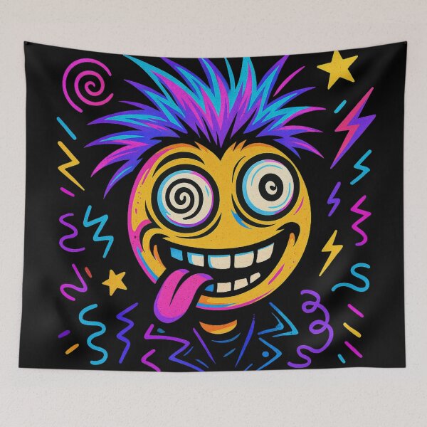 Item preview, Crazy Smiley designed and sold by Eric Nagel.