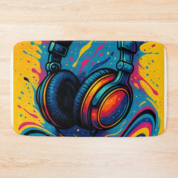 Item preview, Feel the Beat – Modern pop art poster for music lovers designed and sold by Eric Nagel.