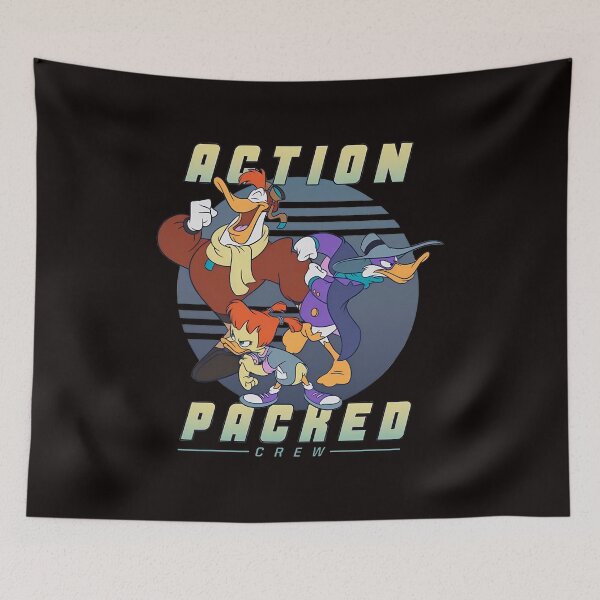 Item preview, Darkwing Duck - Action Pacred Crew designed and sold by AdrianMakeArts.