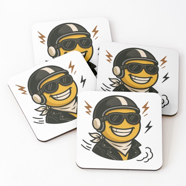 Item preview, Biker Smiley designed and sold by Eric Nagel.