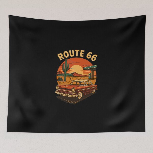 Artikelvorschau, Route 66 entworfen und verkauft von TeeJungleStudio.