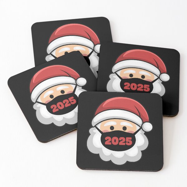 Item preview, Santa Wearing Mask - Quarantine Christmas 2025 designed and sold by ticlitule.