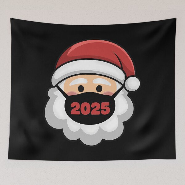 Item preview, Santa Wearing Mask - Quarantine Christmas 2025 designed and sold by ticlitule.