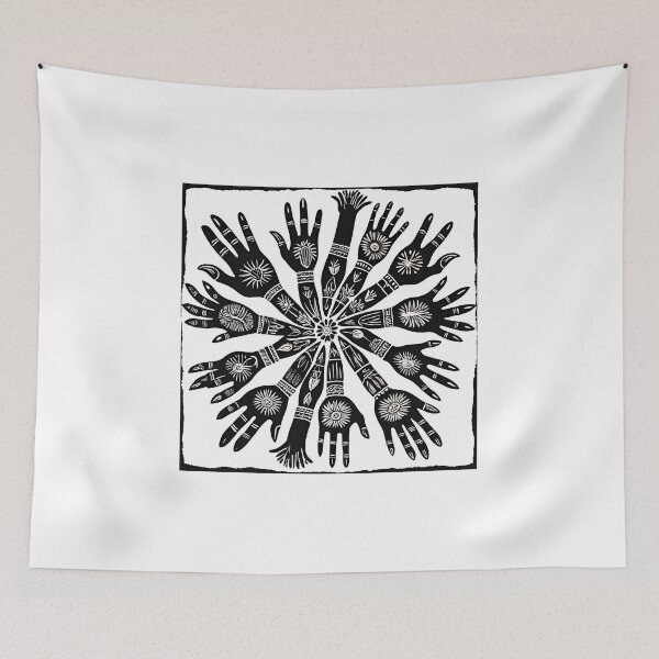 Item preview, Unity Hands Circle Art designed and sold by dreampik.