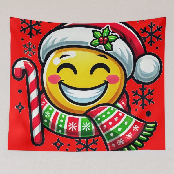 Item preview, Christmas Smiley designed and sold by Eric Nagel.