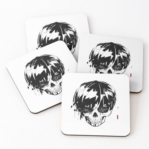 Item preview, Anime Manga Style Skull with Hair designed and sold by dreampik.